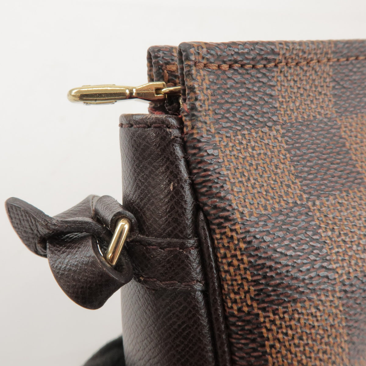 Louis Vuitton Trousse Make Up Damier Brown Canvas Clutche & Pouche Bag (Pre-Owned)