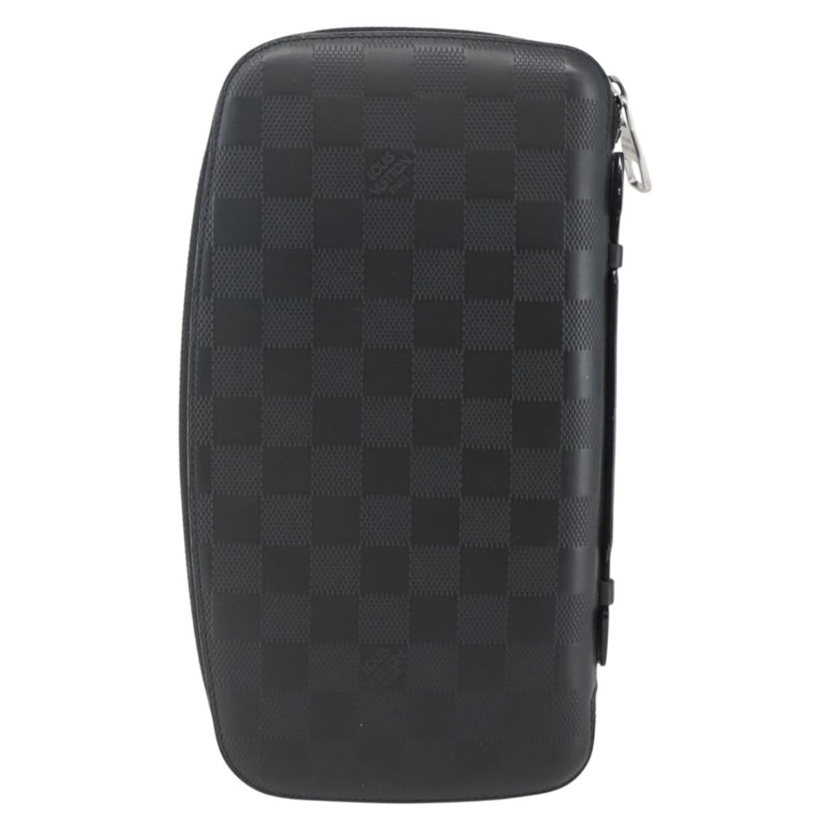 Louis Vuitton Organiser Atholl Leather Black Leather Bag (Pre-Owned)