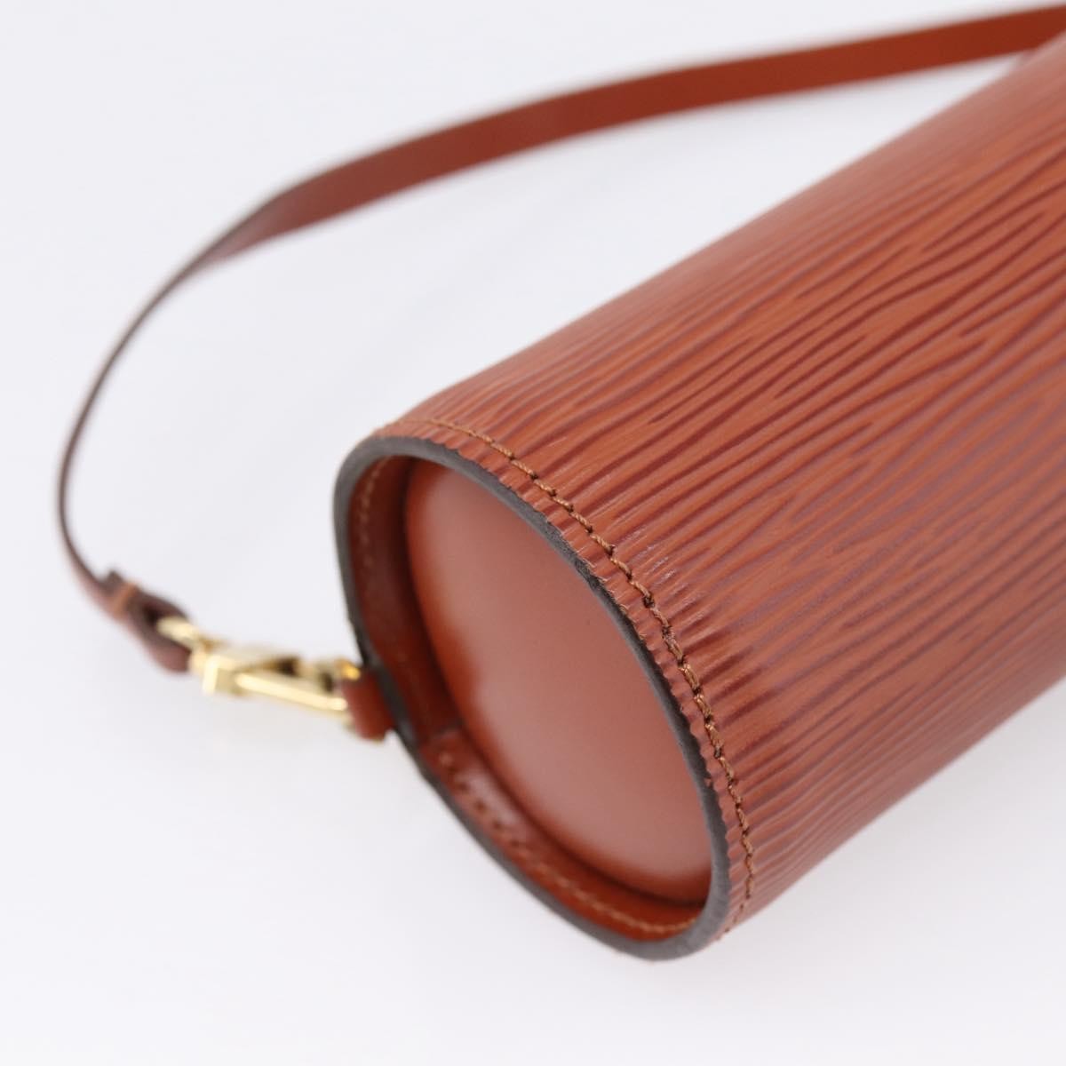 Louis Vuitton Soufflot Pochette Epi Leather Brown Leather Clutche & Pouche Bag (Pre-Owned)