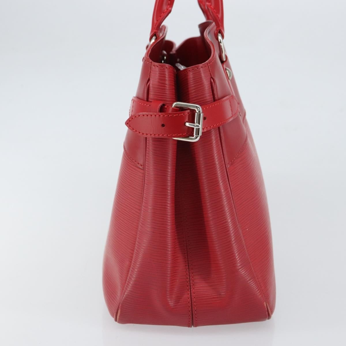 Louis Vuitton Passy Tote Epi Leather Red Leather Handbag (Pre-Owned)