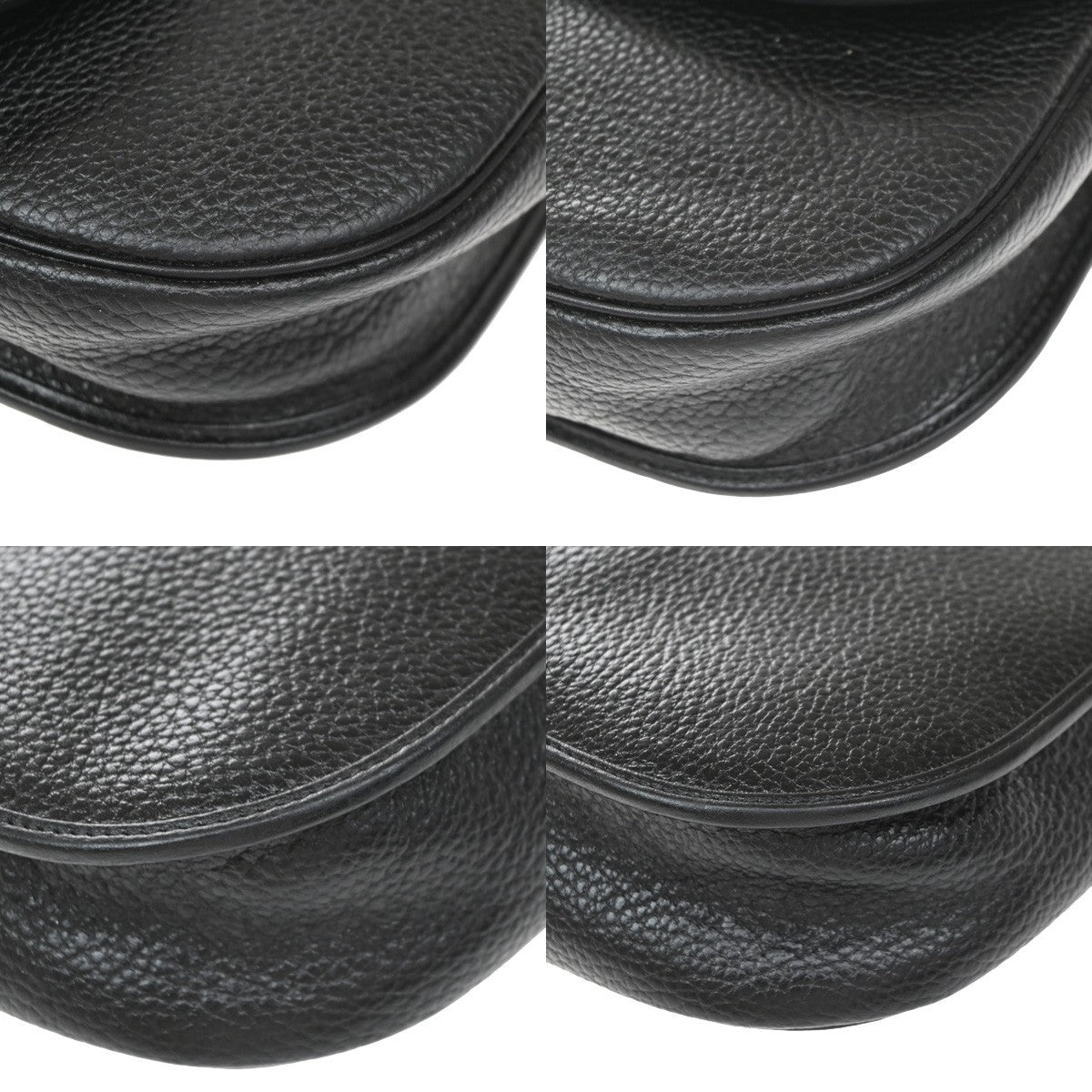 Christian Dior Vintage Cd Flap Leather Black Leather Shoulder Bag Bag (Pre-Owned)