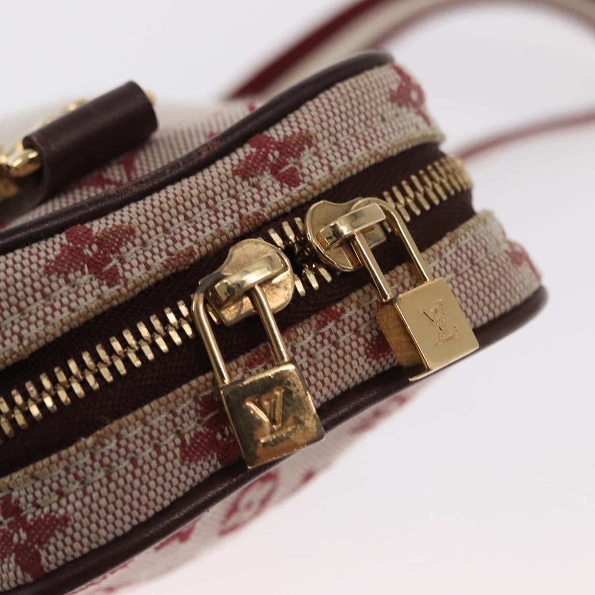 Louis Vuitton Camera Mini Lin Red Canvas Clutche & Pouche Bag (Pre-Owned)