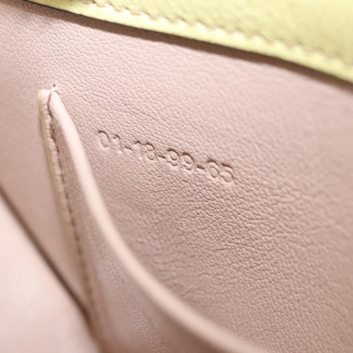 Chloe Nile Leather Yellow Leather Handbag (Pre-Owned)