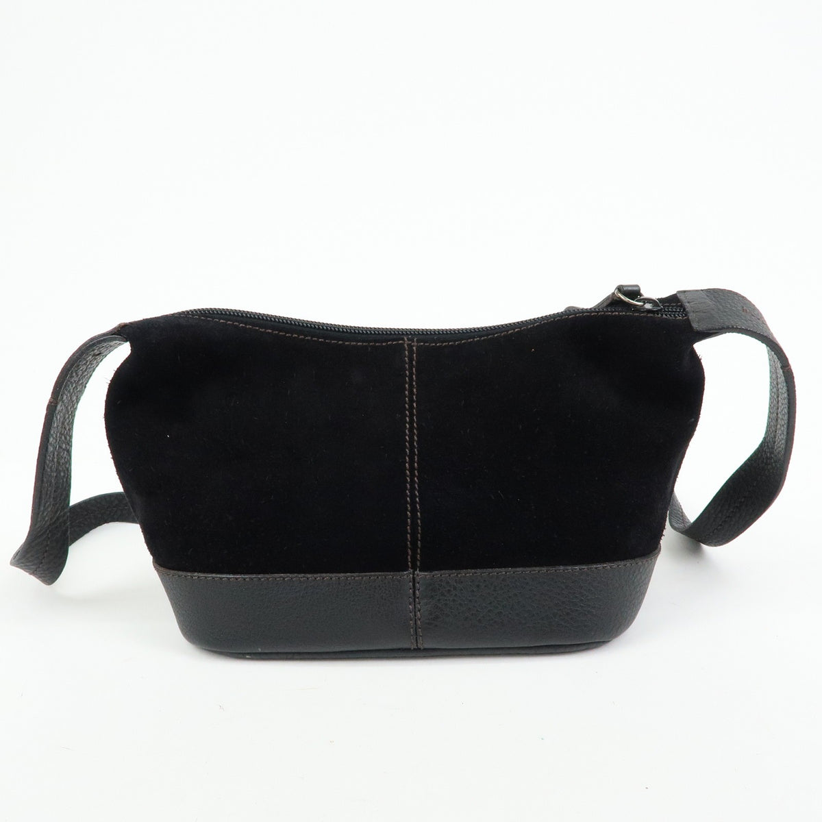 Miu Miu Shoulder Suede Black Suede Shoulder Bag Bag (Pre-Owned)
