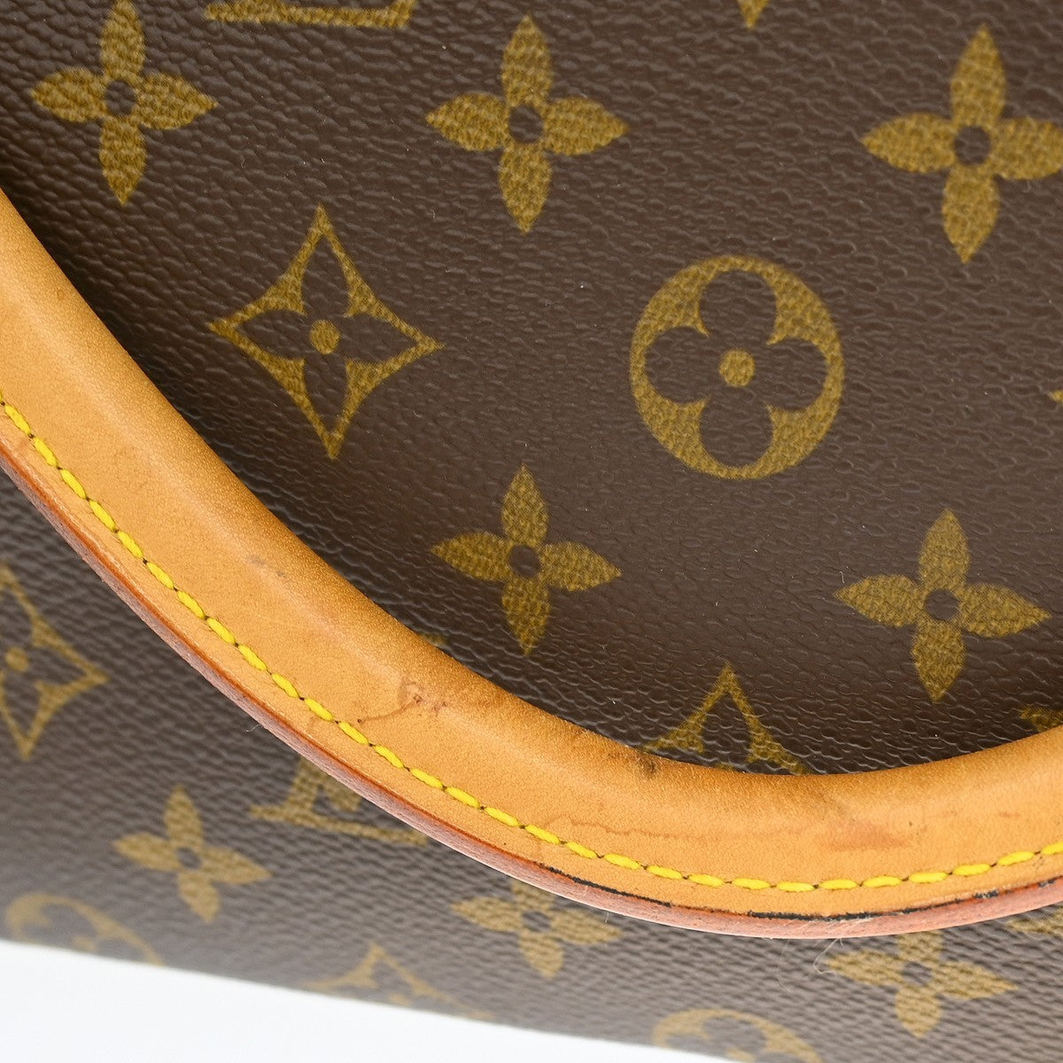 Louis Vuitton Looping Monogram Canvas Brown Canvas Handbag (Pre-Owned)