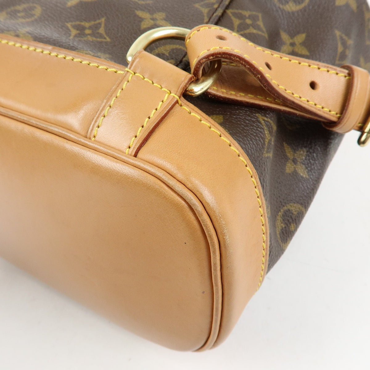 Louis Vuitton Vintage Montsouris Monogram Canvas Brown Canvas Backpack Bag (Pre-Owned)