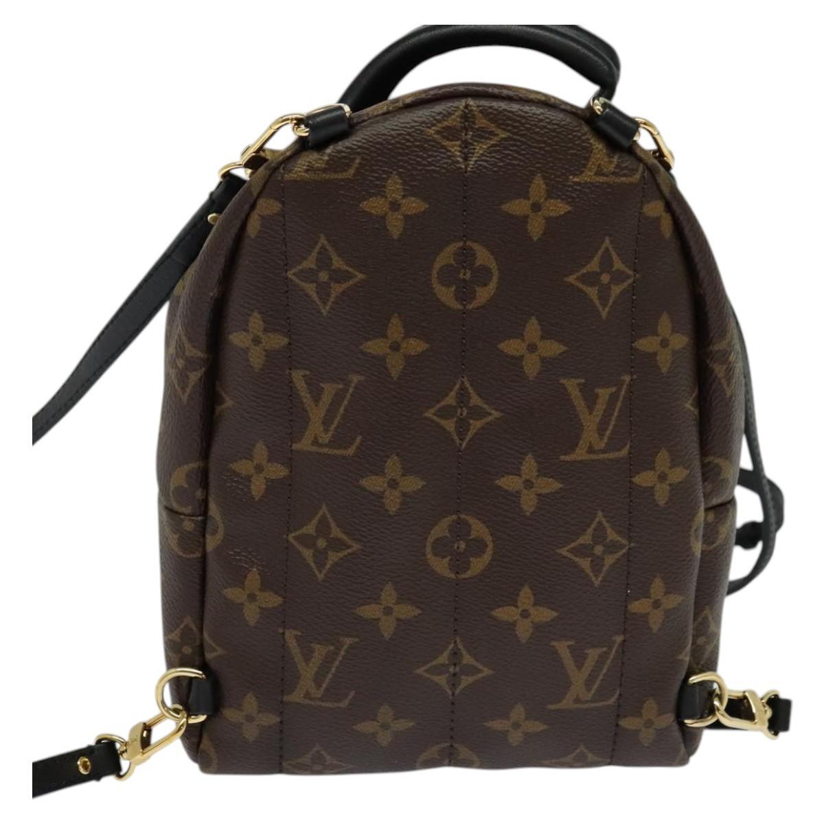 Louis Vuitton Palm Springs Monogram Canvas Brown Canvas Backpack Bag (Pre-Owned)