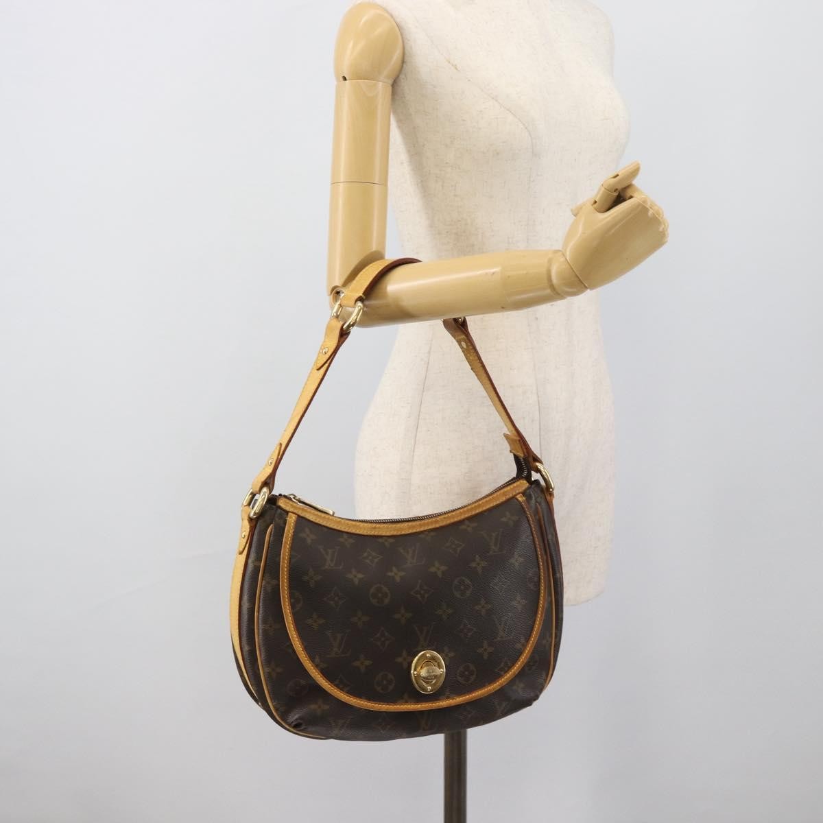 Louis Vuitton Tulum Monogram Canvas Brown Canvas Shoulder Bag Bag (Pre-Owned)