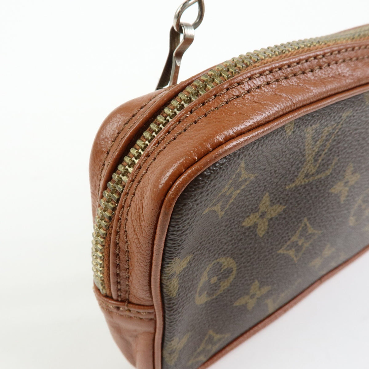 Louis Vuitton Pochette Marly Bandouliere Monogram Canvas Brown Canvas Handbag (Pre-Owned)