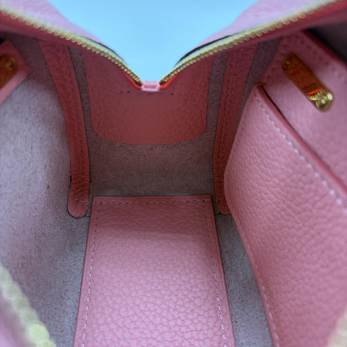 Delvaux Cool Box Leather Pink Leather Handbag (Pre-Owned)