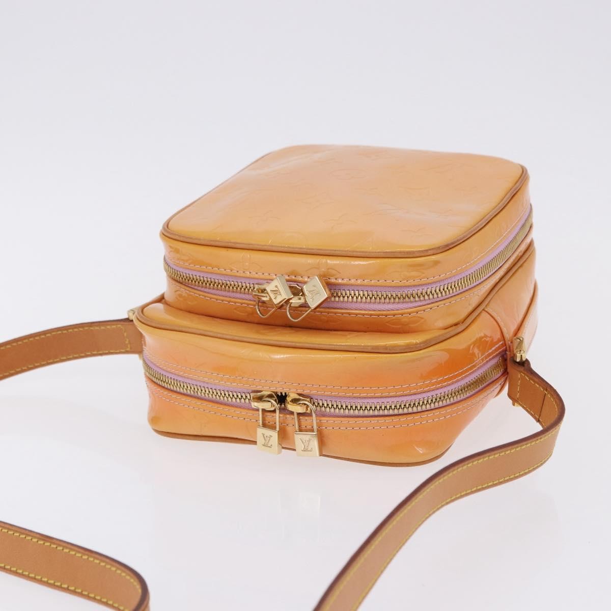 Louis Vuitton Wooster Monogram Vernis Yellow Patent_Leather Shoulder Bag Bag (Pre-Owned)
