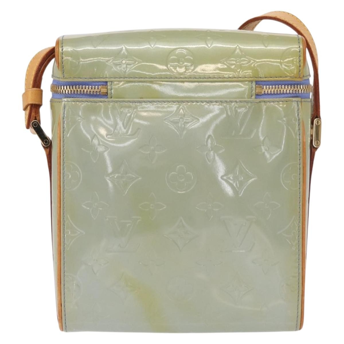 Louis Vuitton Sullivan Monogram Vernis Gray Patent_Leather Shoulder Bag Bag (Pre-Owned)