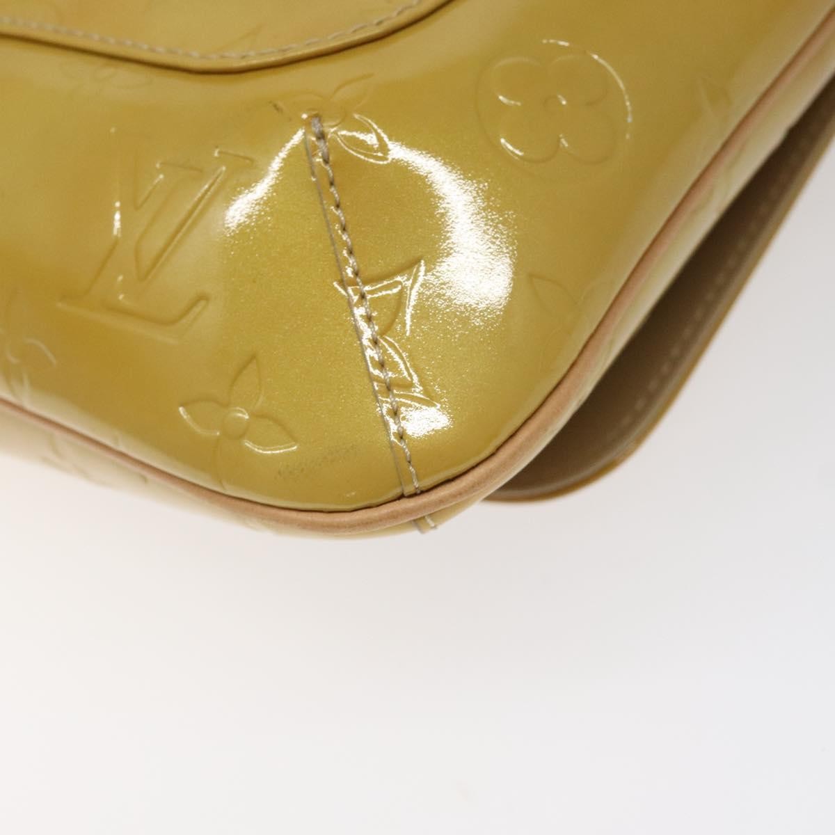 Louis Vuitton Thompson Street Monogram Vernis Beige Patent_Leather Shoulder Bag Bag (Pre-Owned)