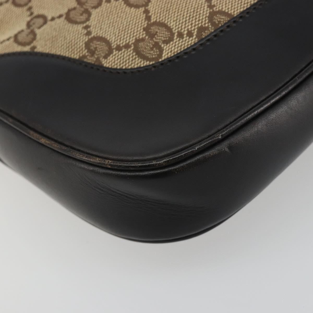 Gucci Web Jackie O Hobo Gg Canvas Beige Canvas Shoulder Bag Bag (Pre-Owned)