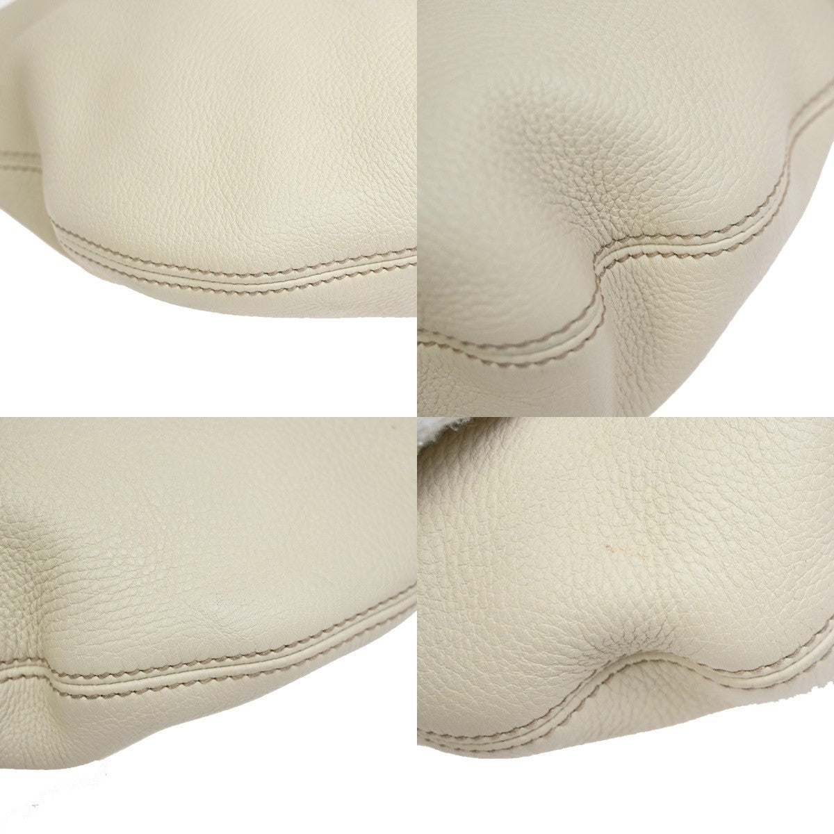Gucci Soho Messenger Leather White Leather Shoulder Bag Bag (Pre-Owned)