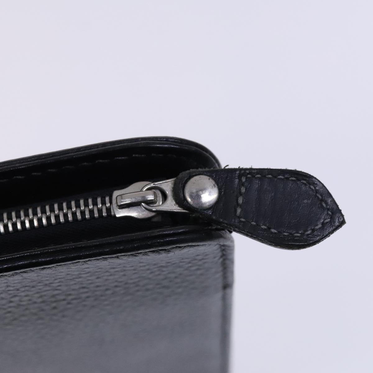 Burberry Vintage Leather Black Leather Briefcase Bag (Pre-Owned)