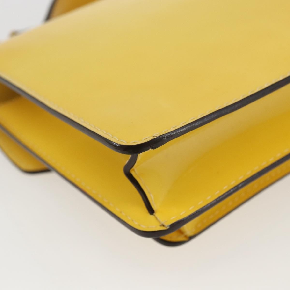 Louis Vuitton Monceau Vernis Yellow Patent_Leather Handbag (Pre-Owned)