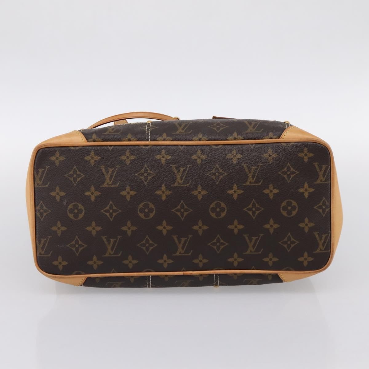 Louis Vuitton Riveting Monogram Canvas Brown Canvas Shoulder Bag Bag (Pre-Owned)