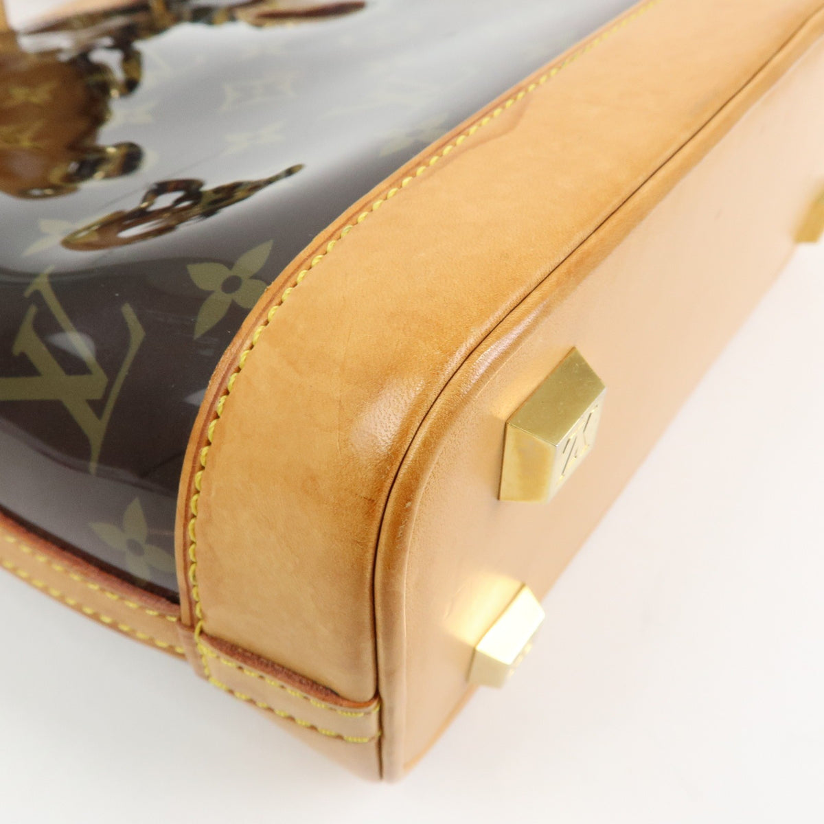Louis Vuitton Sac Ambre Monogram Vinyl Brown Plastic Handbag (Pre-Owned)