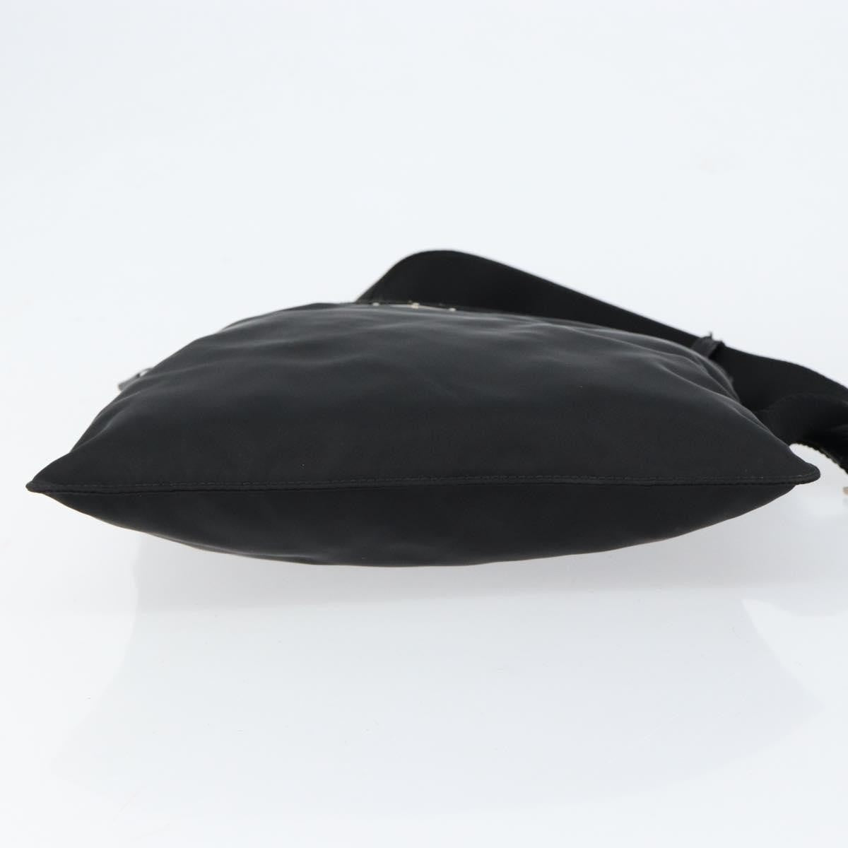 Prada Front Pocket Messenger Tessuto Black Nylon Shoulder Bag Bag (Pre-Owned)