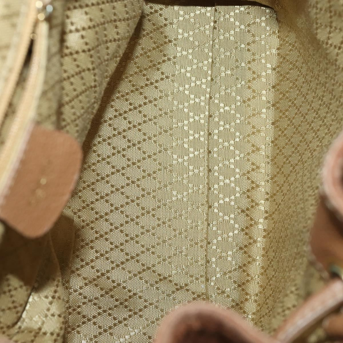 Gucci Vintage Bamboo Suede And Leather Brown Suede Backpack Bag (Pre-Owned)