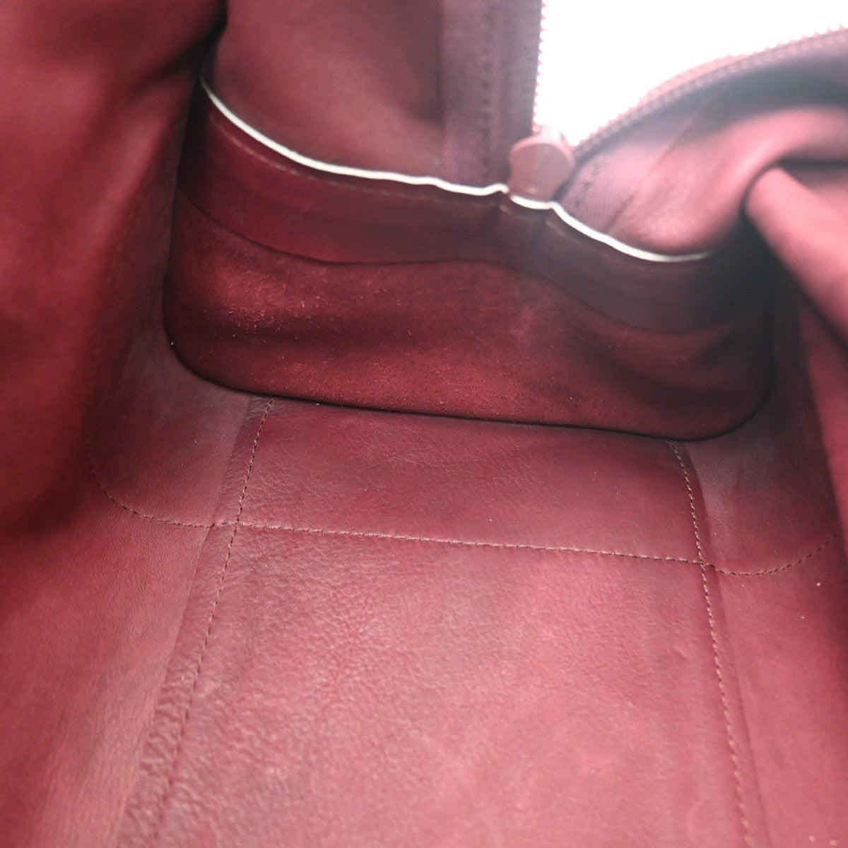 Loewe Amazona Suede Burgundy Suede Handbag (Pre-Owned)