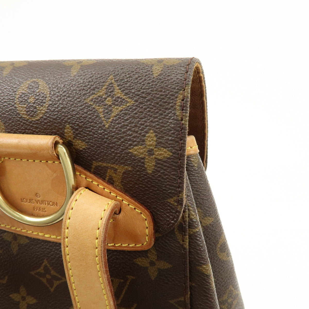 Louis Vuitton Vintage Montsouris Monogram Canvas Brown Canvas Backpack Bag (Pre-Owned)
