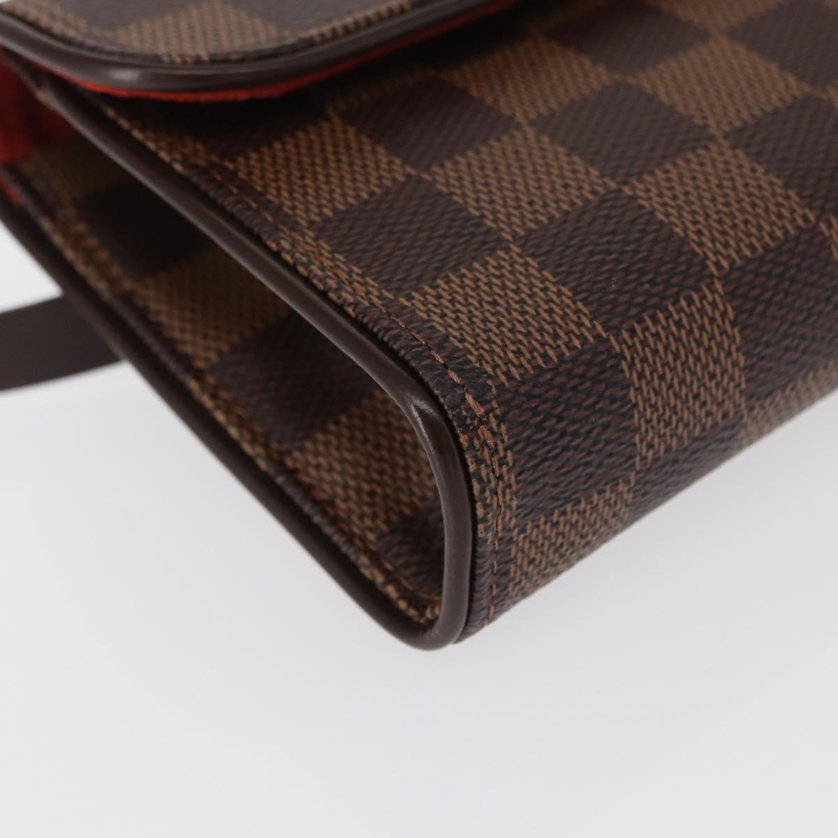 Louis Vuitton Florentine Waist Monogram Canvas Brown Canvas Clutche & Pouche Bag (Pre-Owned)