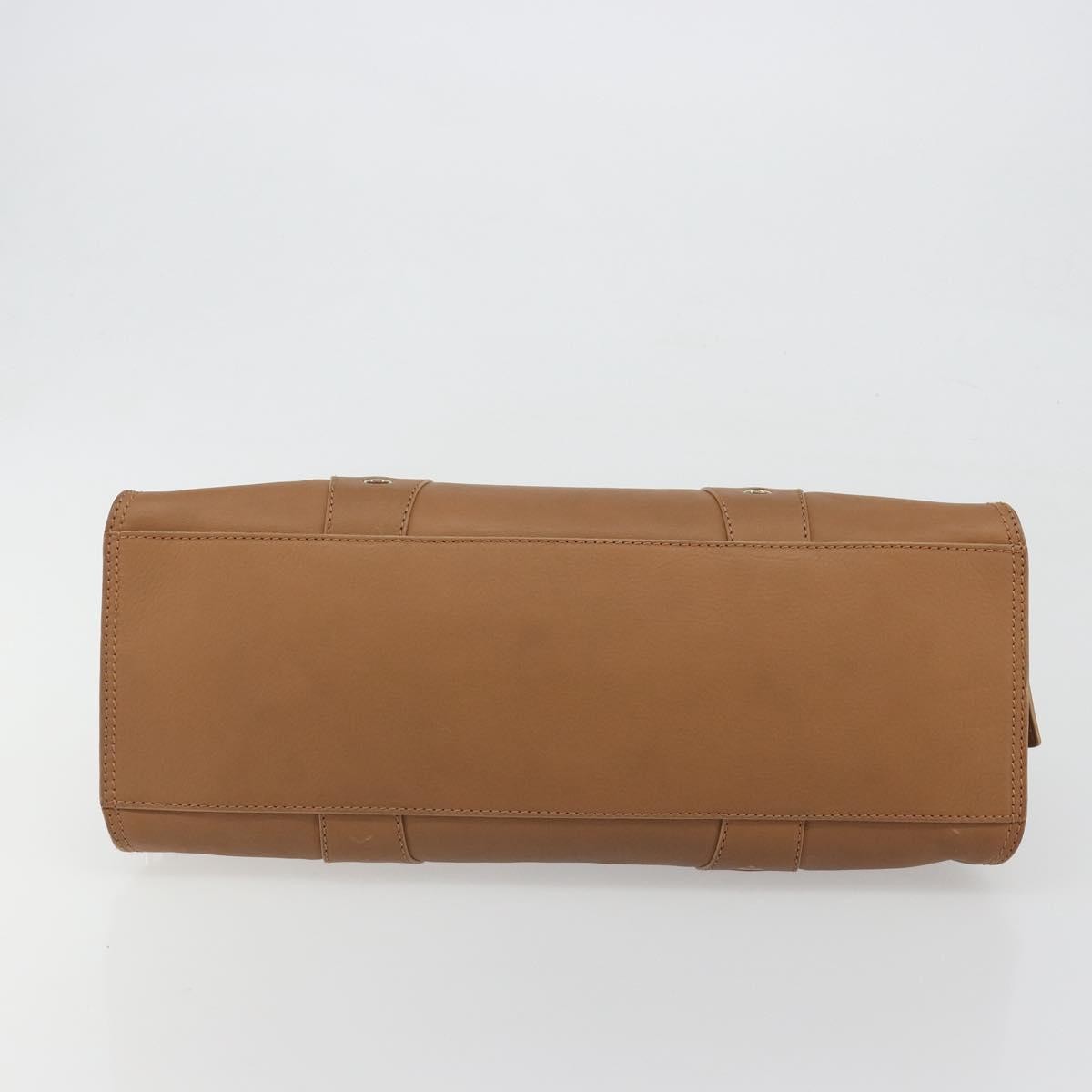 Celine Vintage Leather Brown Leather Handbag (Pre-Owned)