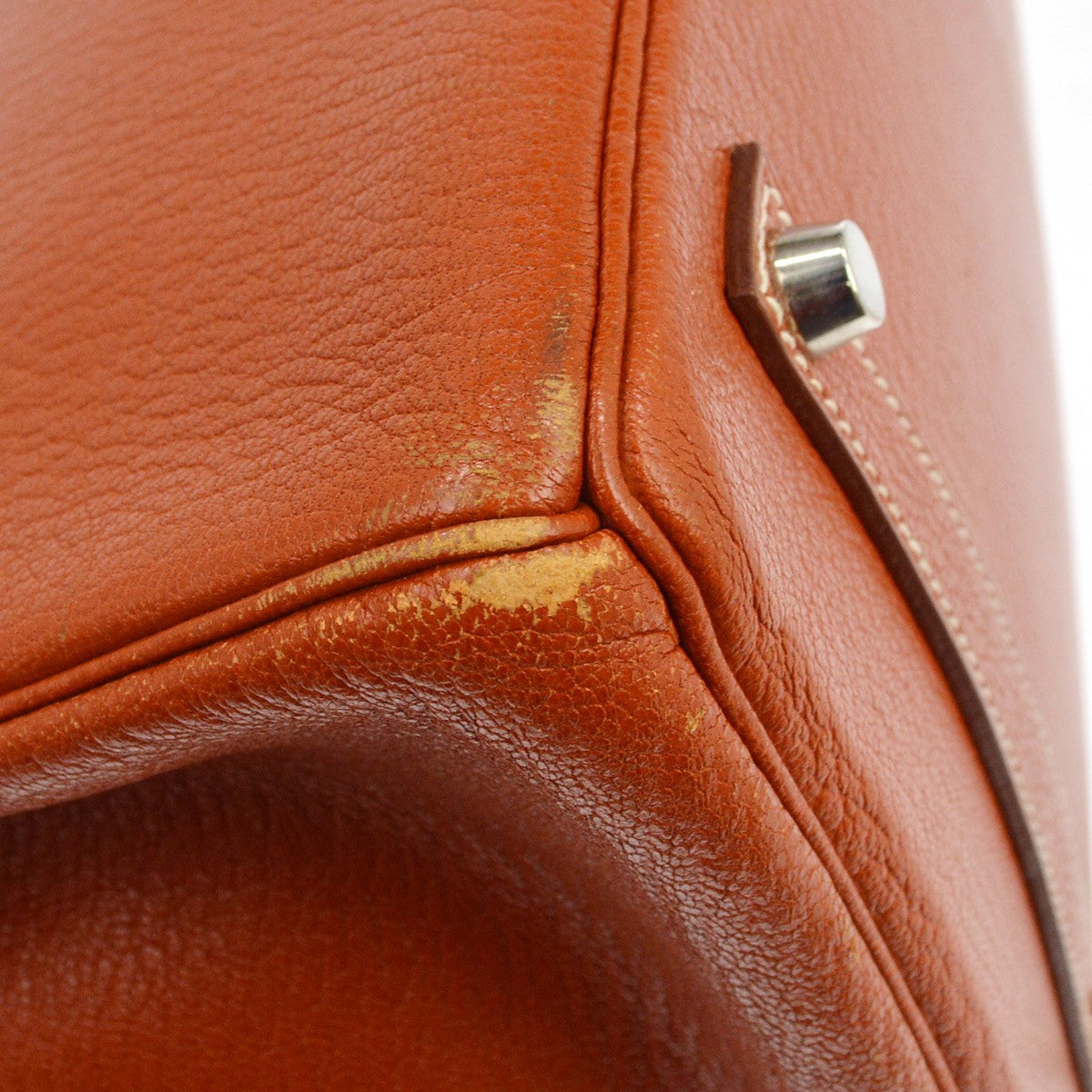 Hermes Birkin Brown Chevre De Coromandel With Gold Hardware Brown Leather Handbag (Pre-Owned)