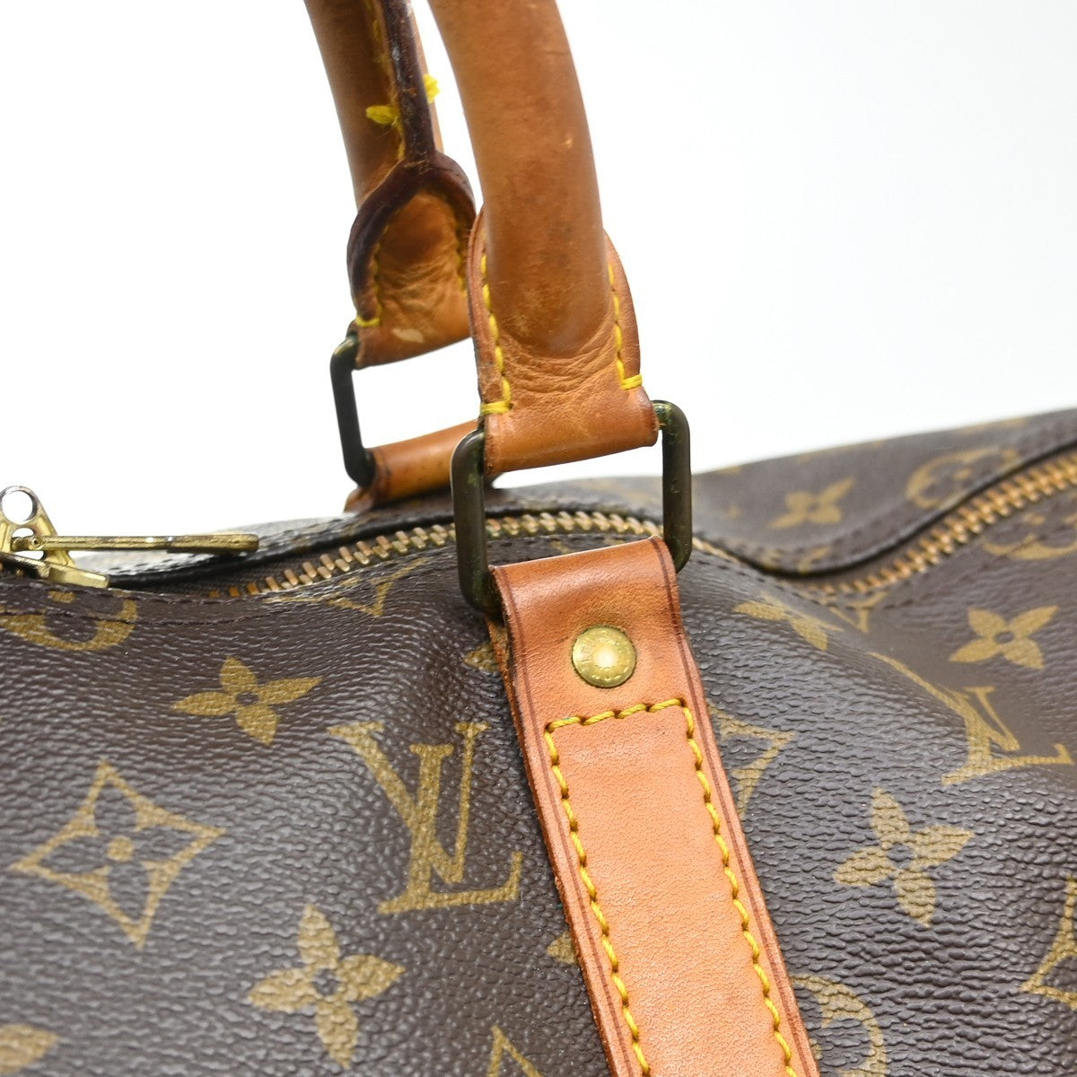 Louis Vuitton Keepall Monogram Canvas Brown Canvas Travel Bag Bag (Pre-Owned)