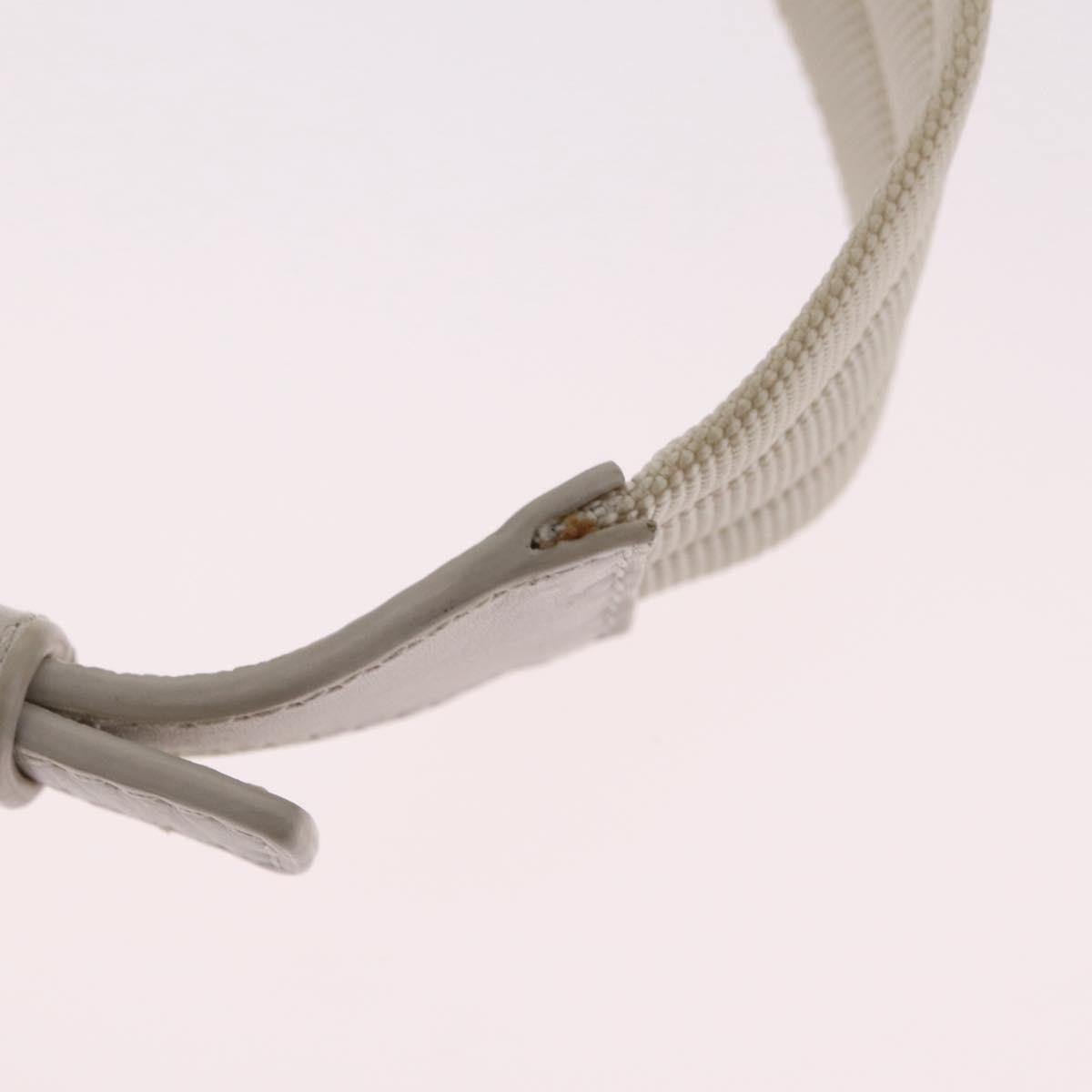 Bottega Veneta Shoulder Leather White Leather Shoulder Bag Bag (Pre-Owned)