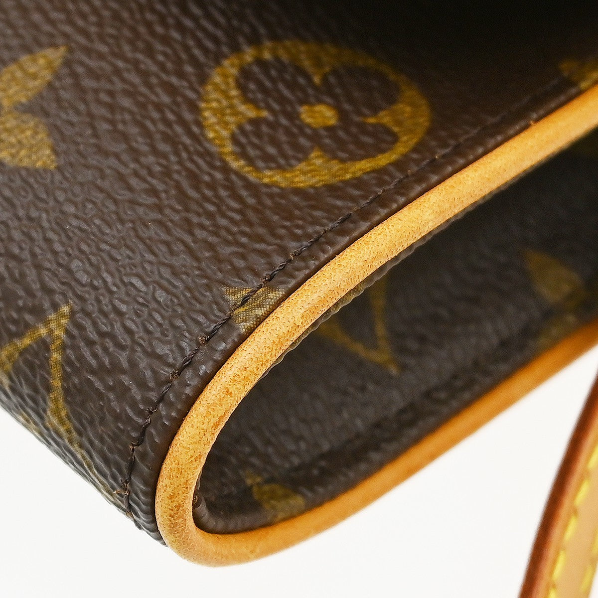 Louis Vuitton Twin Monogram Canvas Brown Canvas Clutche & Pouche Bag (Pre-Owned)