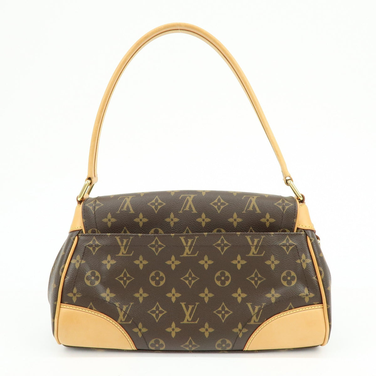 Louis Vuitton Beverly Monogram Canvas Brown Canvas Handbag (Pre-Owned)