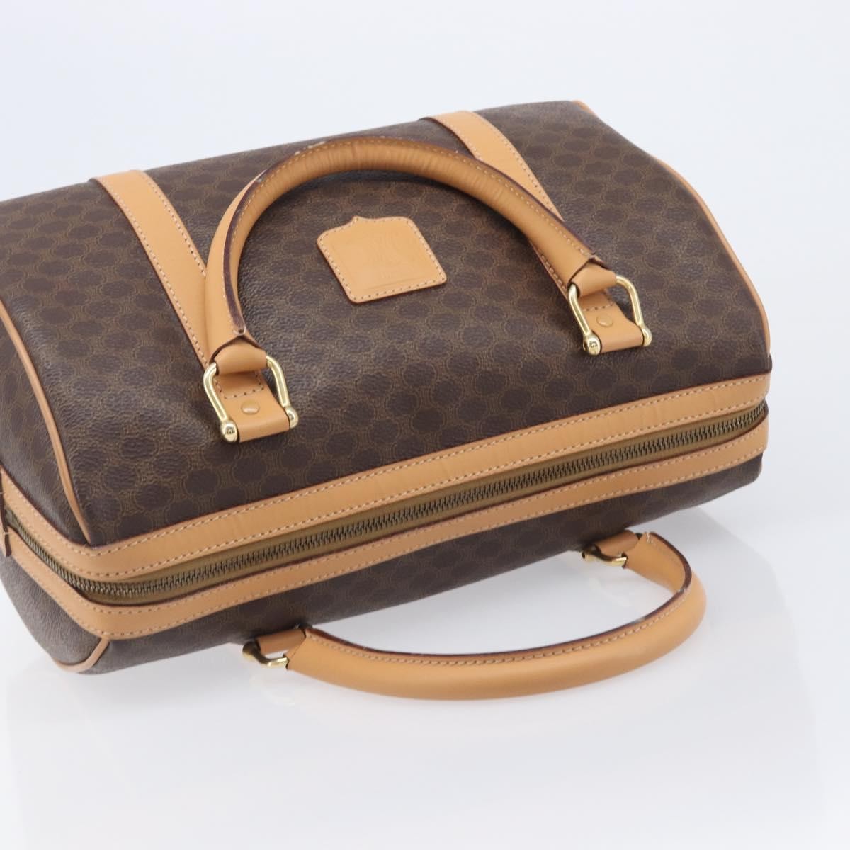 Celine Handbag Canvas Brown Canvas Handbag (Pre-Owned)