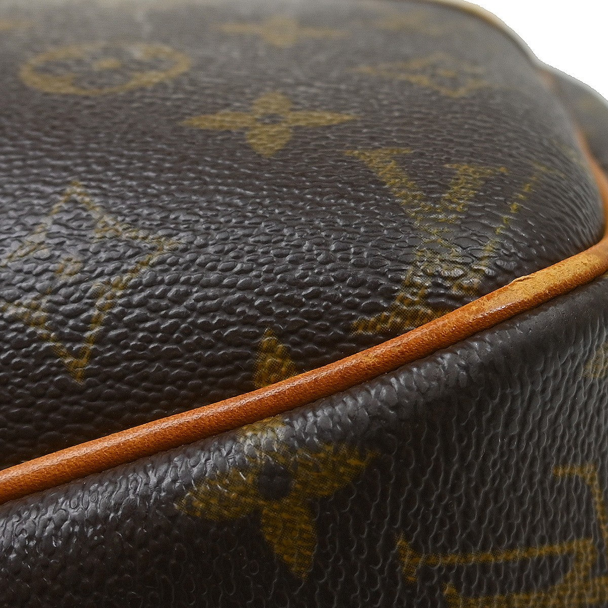 Louis Vuitton Reporter Monogram Canvas Brown Canvas Shoulder Bag Bag (Pre-Owned)