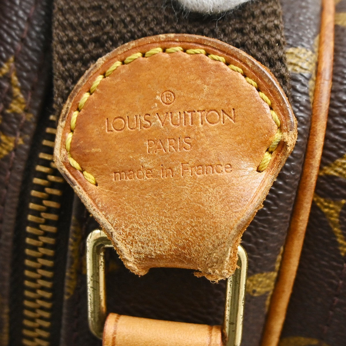 Louis Vuitton Reporter Monogram Canvas Brown Canvas Handbag (Pre-Owned)