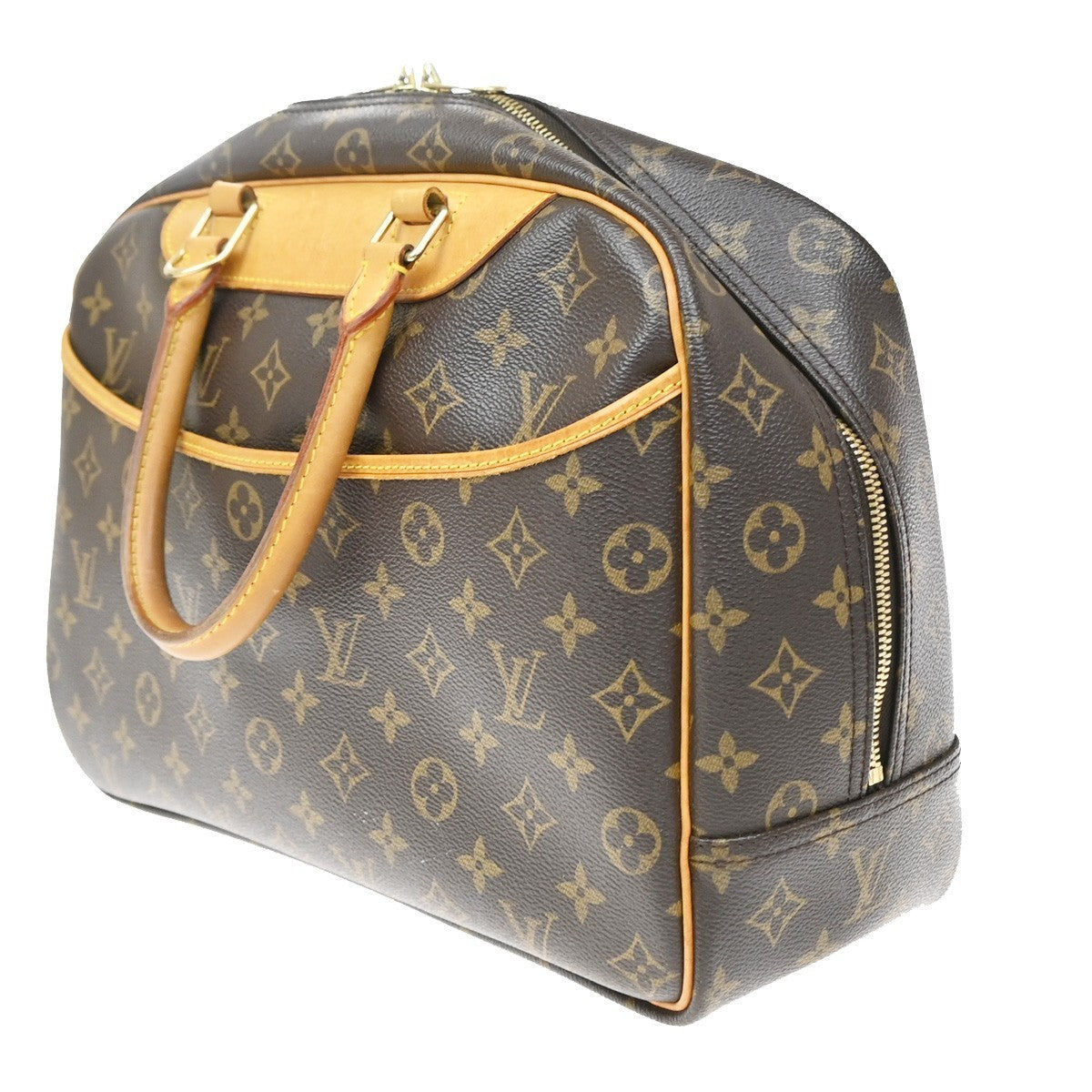 Louis Vuitton Trouville Monogram Canvas Brown Canvas Handbag (Pre-Owned)