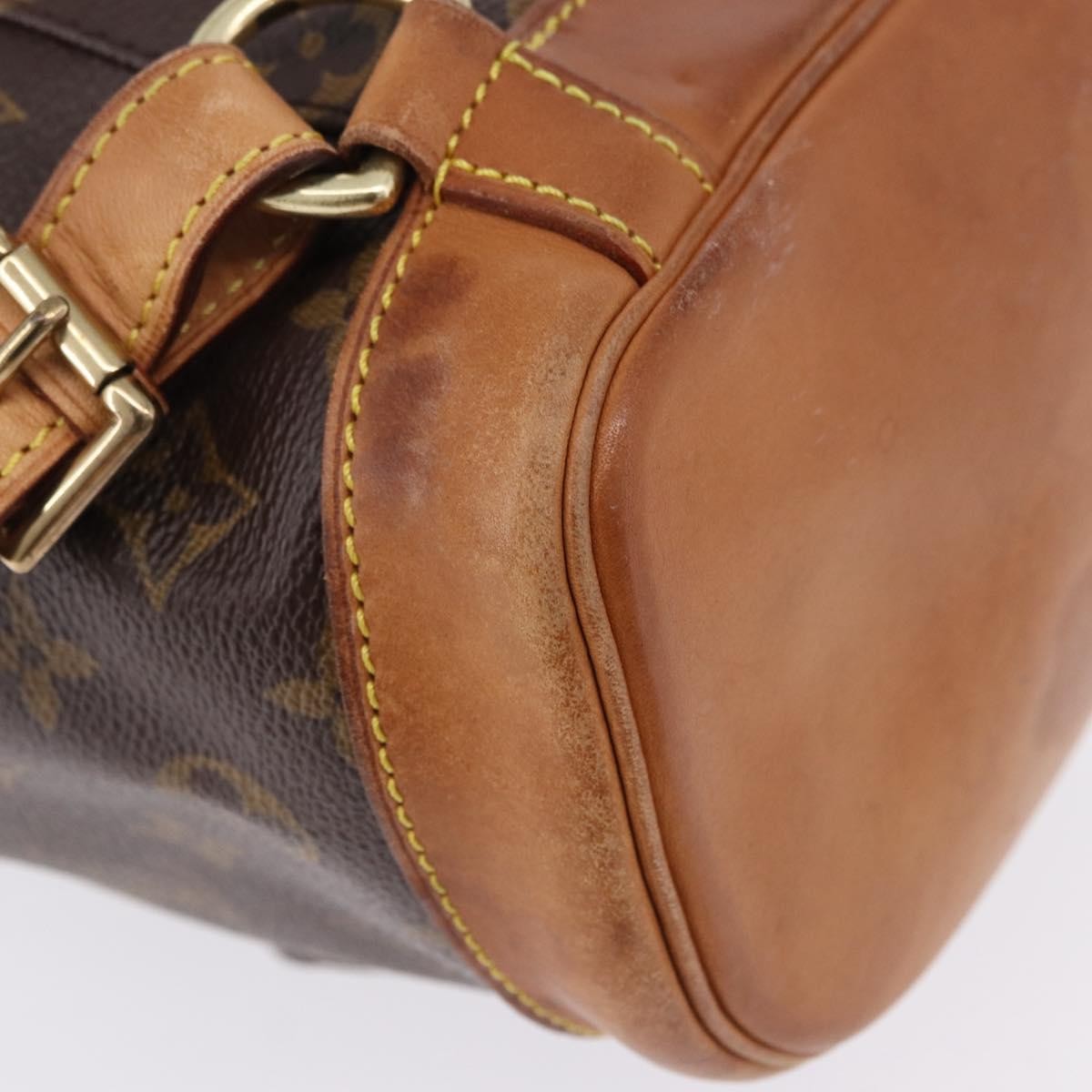 Louis Vuitton Montsouris Monogram Brown Canvas Backpack Bag (Pre-Owned)
