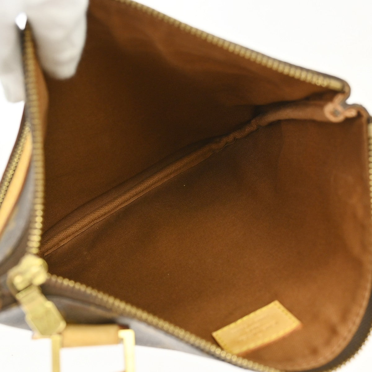 Louis Vuitton Bosphore Pochette Monogram Canvas Brown Canvas Clutche & Pouche Bag (Pre-Owned)