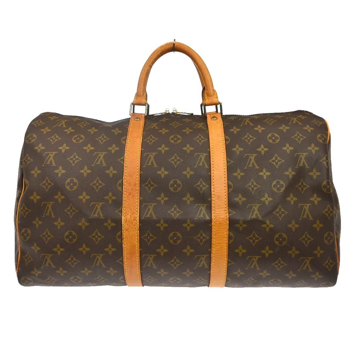 Louis Vuitton Keepall Monogram Canvas Brown Canvas Travel Bag Bag (Pre-Owned)