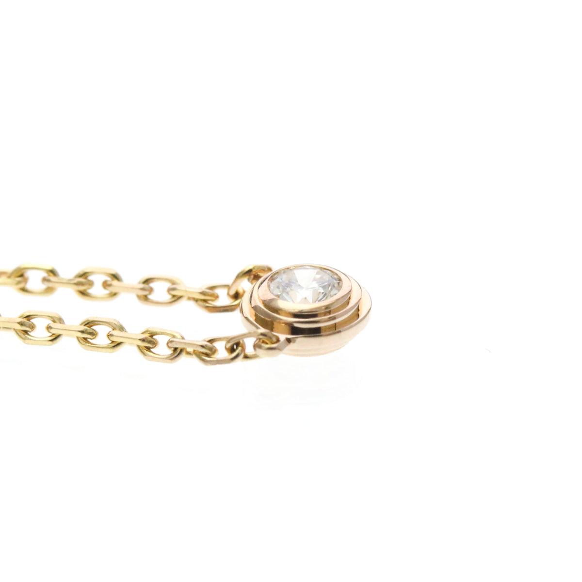 Cartier Cartier D'amour Pendant 18K Rose Gold With Diamond Gold Pink_Gold Necklace Jewelry (Pre-Owned)