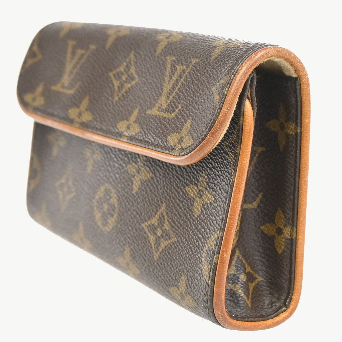 Louis Vuitton Florentine Canvas Brown Canvas Clutche & Pouche Bag (Pre-Owned)