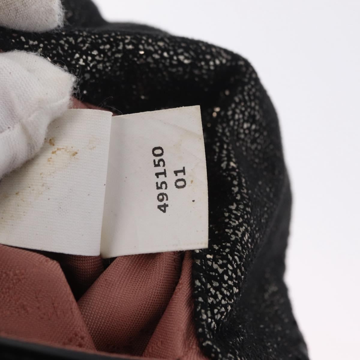 Stella Mccartney Falabella Faux Leather Black Polyester Tote Bag Bag (Pre-Owned)