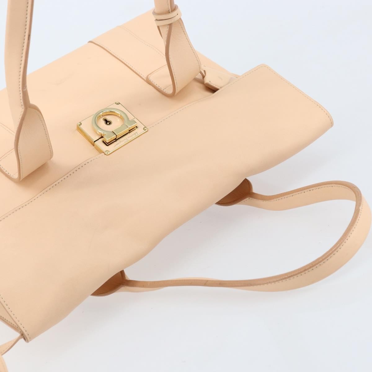 Salvatore Ferragamo Sookie Satchel Leather Pink Leather Handbag (Pre-Owned)