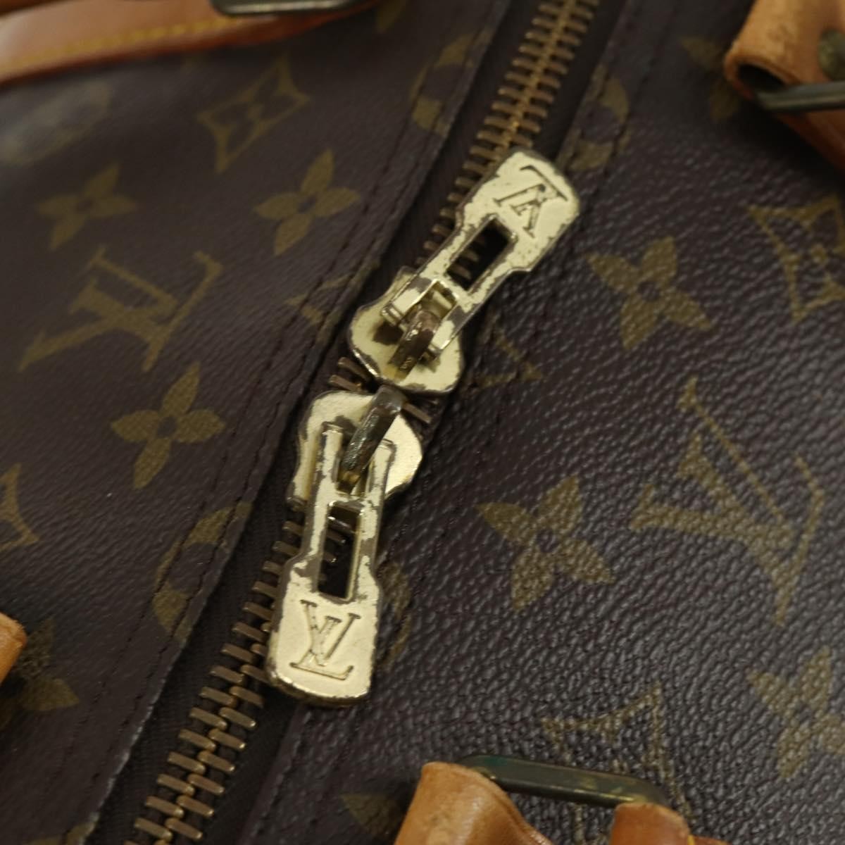 Louis Vuitton Keepall Monogram Canvas Brown Canvas Travel Bag Bag (Pre-Owned)
