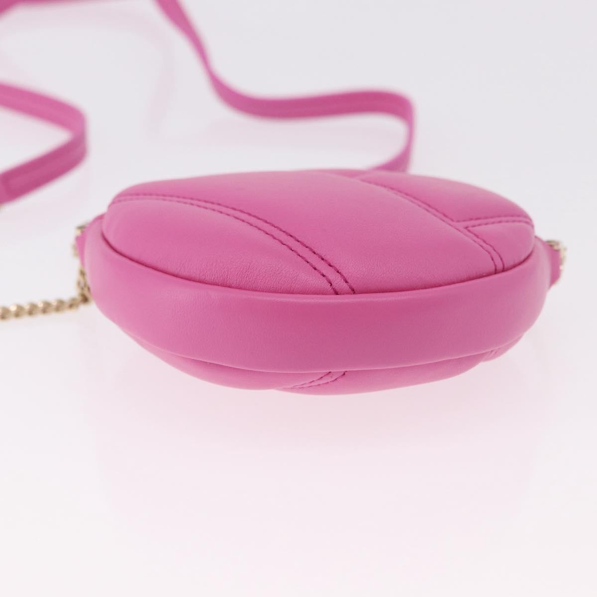 Bvlgari Shoulder Leather Pink Leather Shoulder Bag Bag (Pre-Owned)