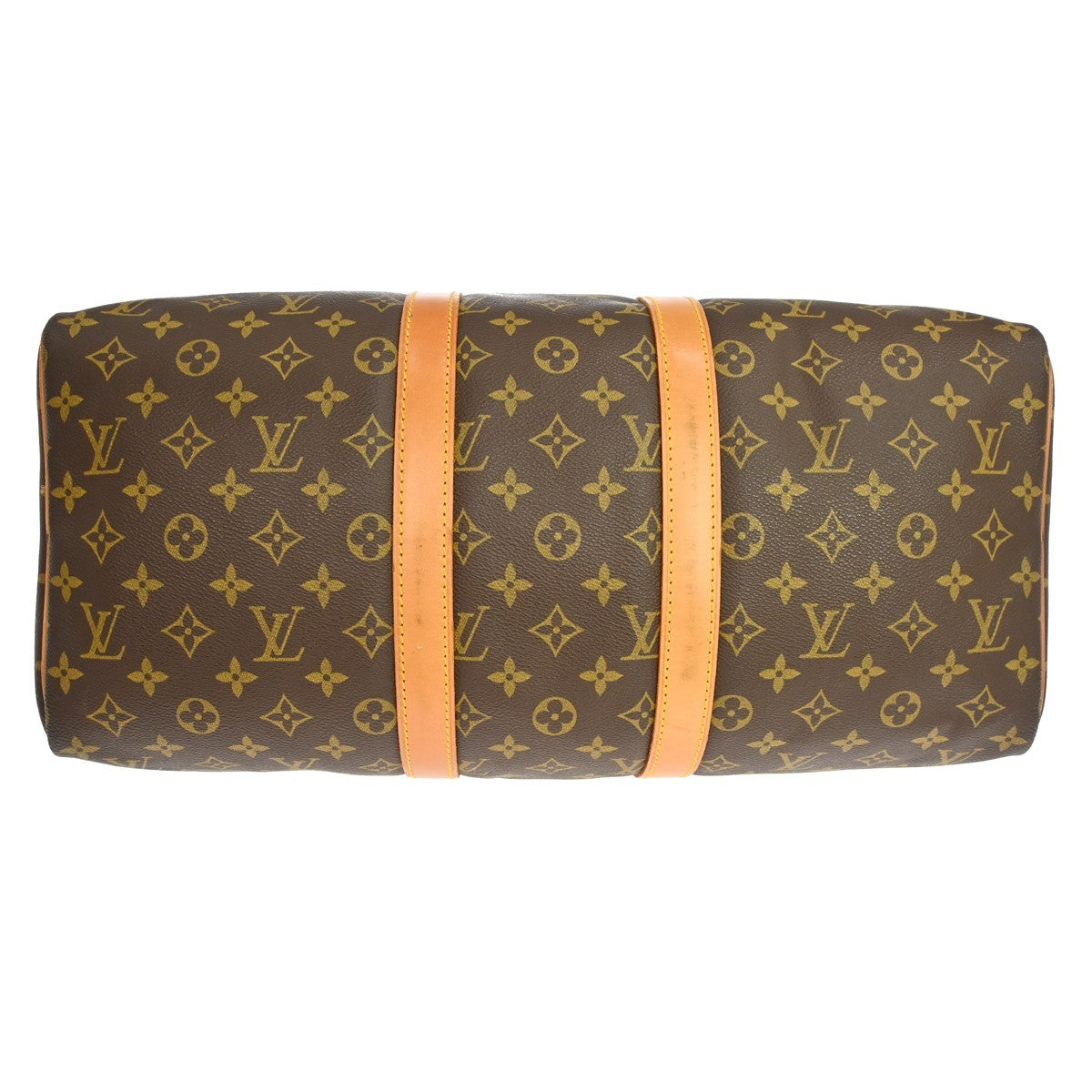 Louis Vuitton Keepall Monogram Canvas Brown Canvas Travel Bag Bag (Pre-Owned)