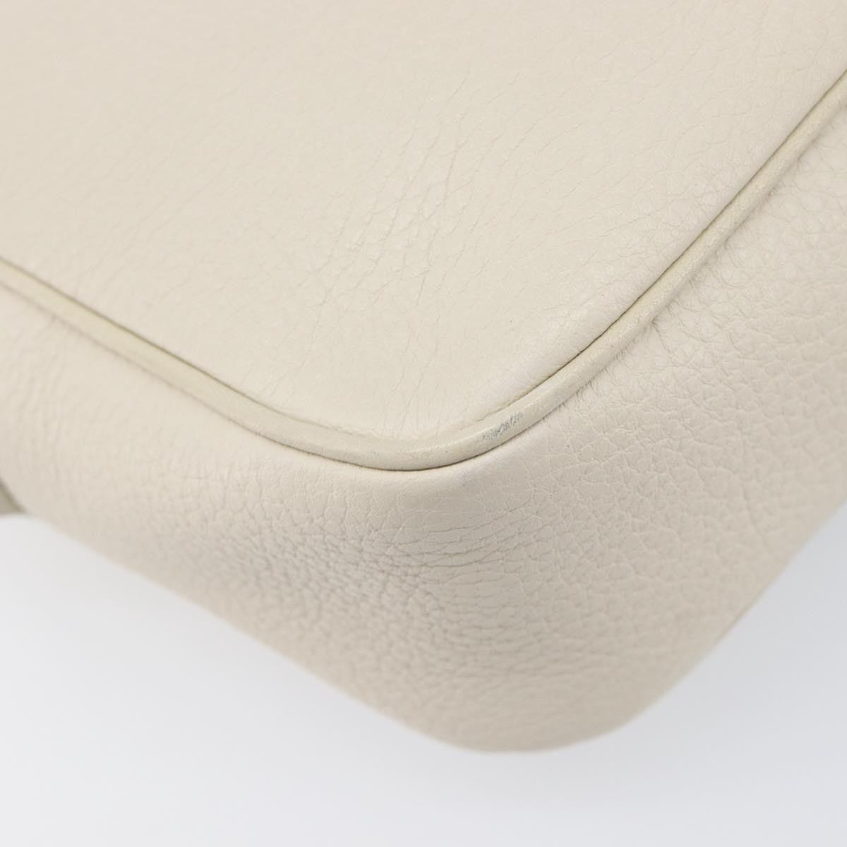 Gucci Soho Disco Leather White Leather Shoulder Bag Bag (Pre-Owned)