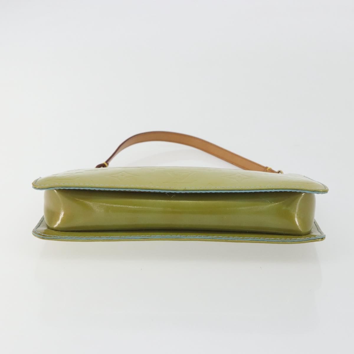Louis Vuitton Lexington Pochette Monogram Vernis Green Patent_Leather Clutche & Pouche Bag (Pre-Owned)